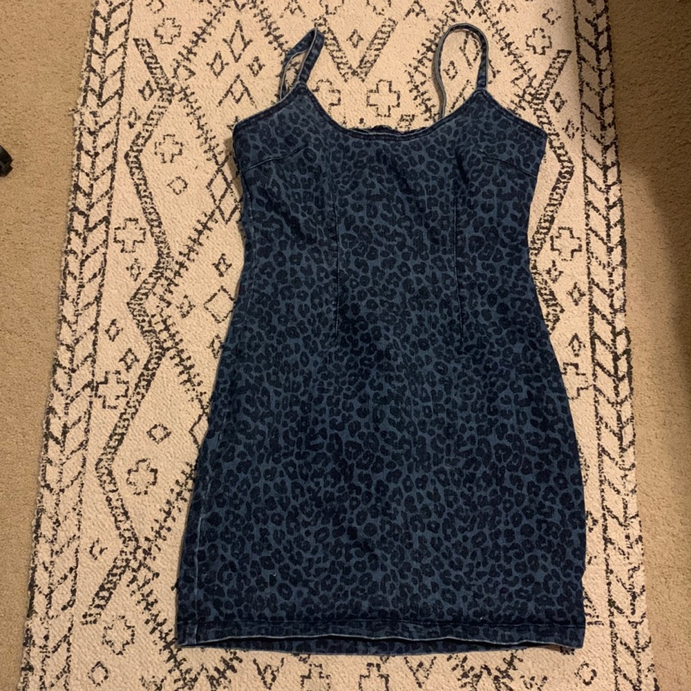 Charlotte Russe Denim jumper dress